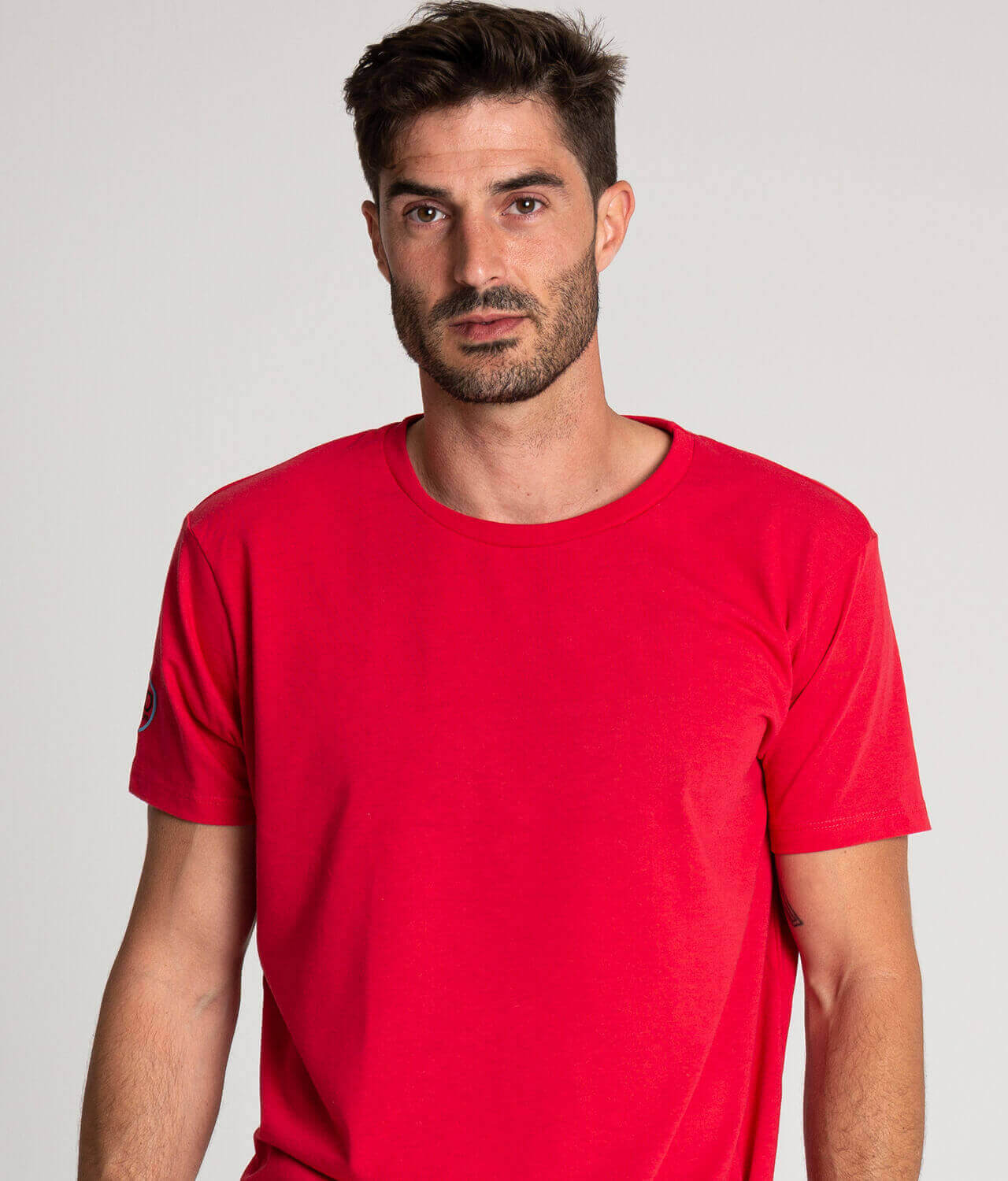 Camiseta algodón antimosquitos hombre rojo 1